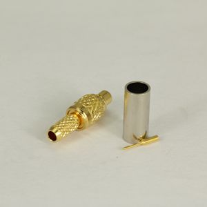 MMCX straight male flexible cable connector