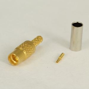 MMCX straight female flexible cable connector