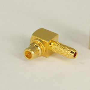 MMCX right angle male flexible cable connector
