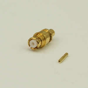 SMP straight female flexible cable connector