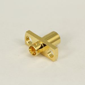 MCX straight flange female connector