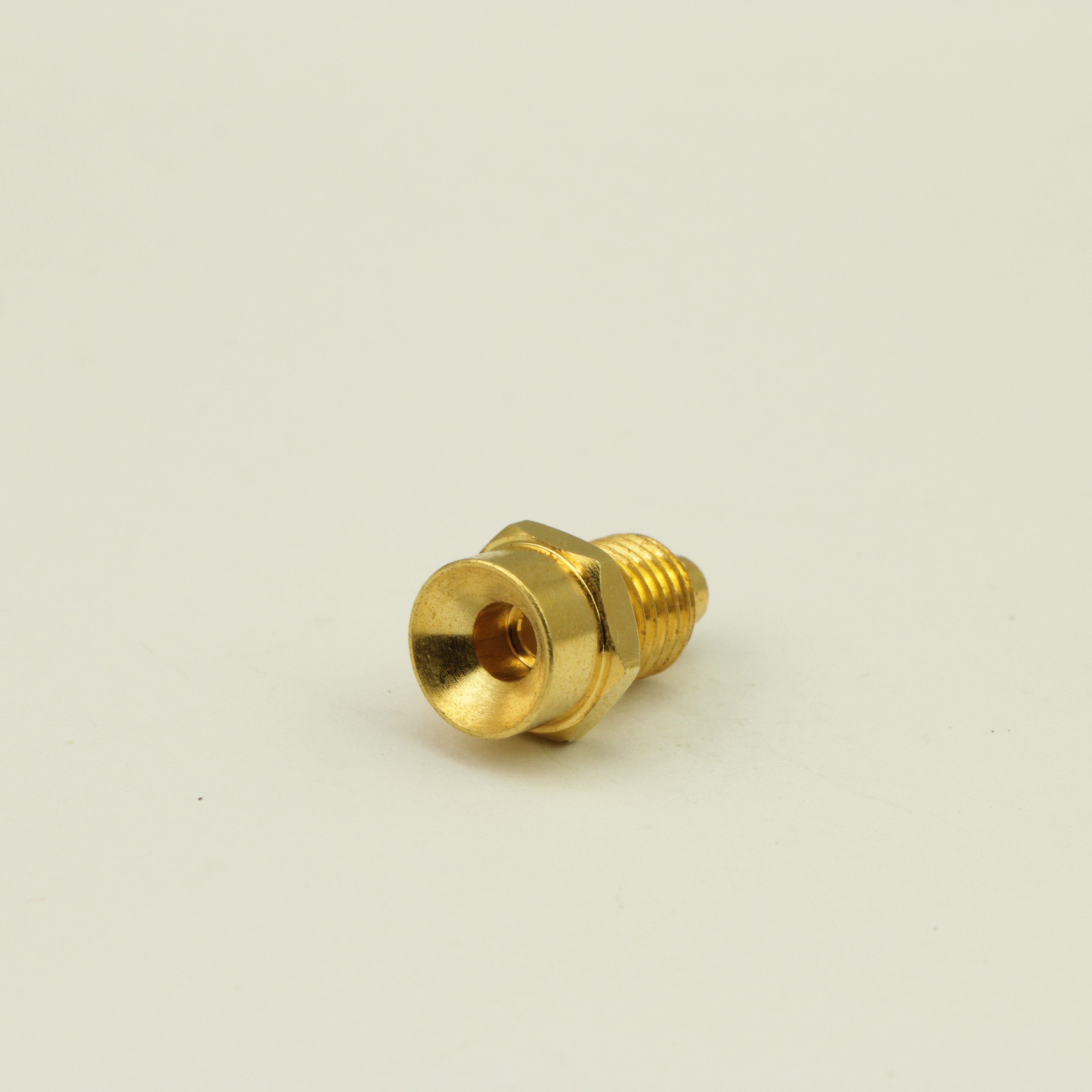 SMP straight male semi-rigid cable bulkhead connector