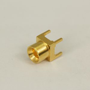 MCX straight PCB female connector