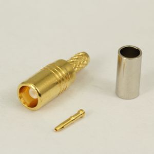 MCX straight female flexible cable connector 