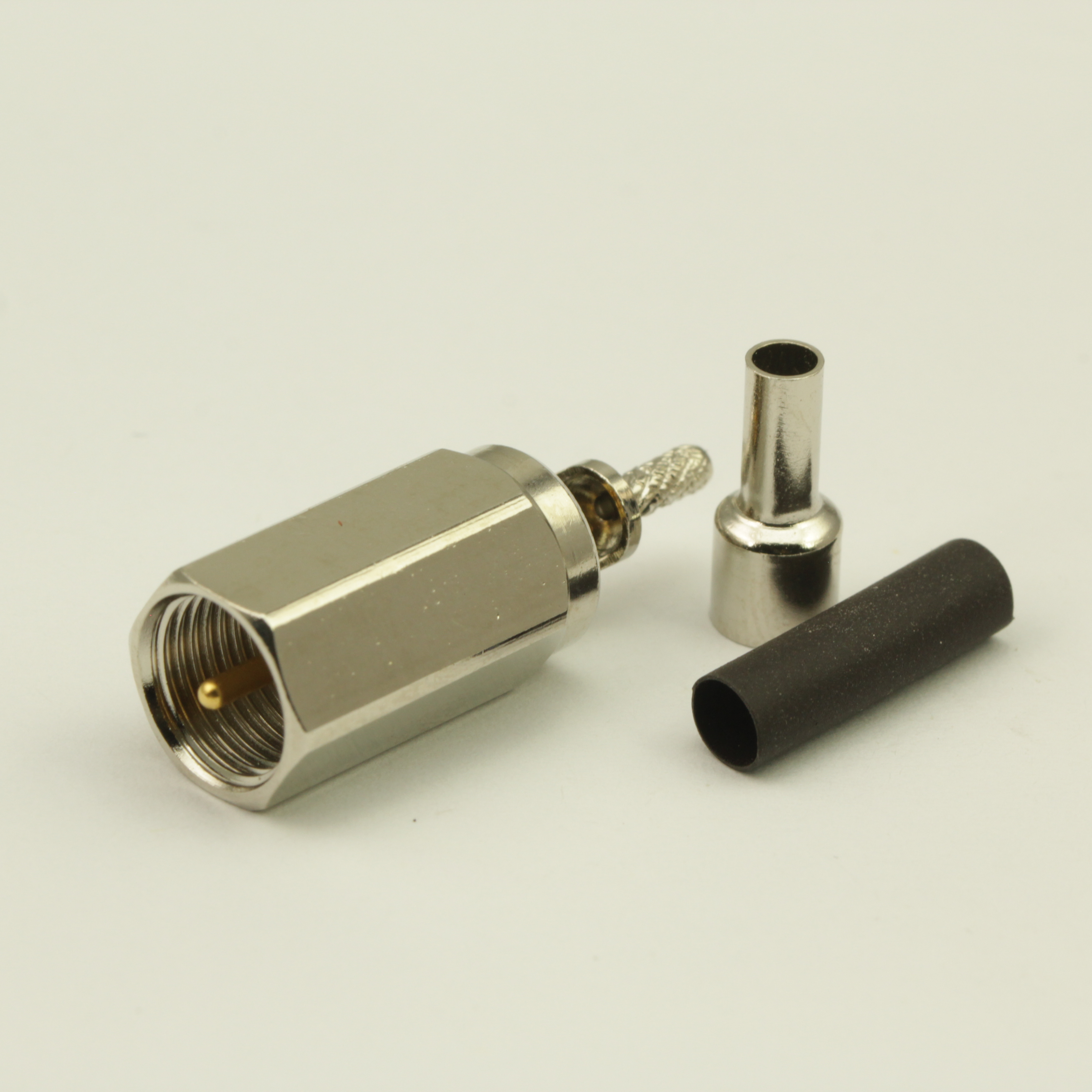 FME straight male flexible cable connector